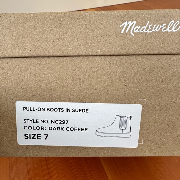 NEW Madewell The Toasty Chelsea Boot, 7 - Picture 6 of 6